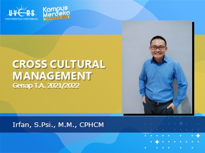 Cross Cultural Management (20212)