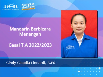 Mandarin Berbicara Menengah 2022-1