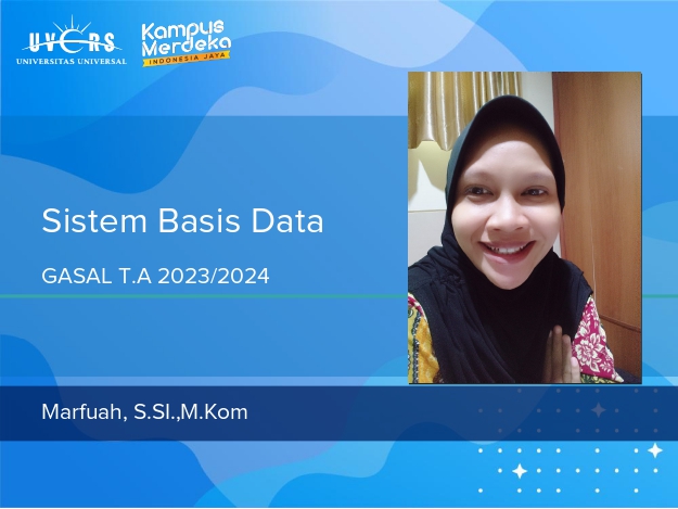 Sistem Basis Data 2023-1